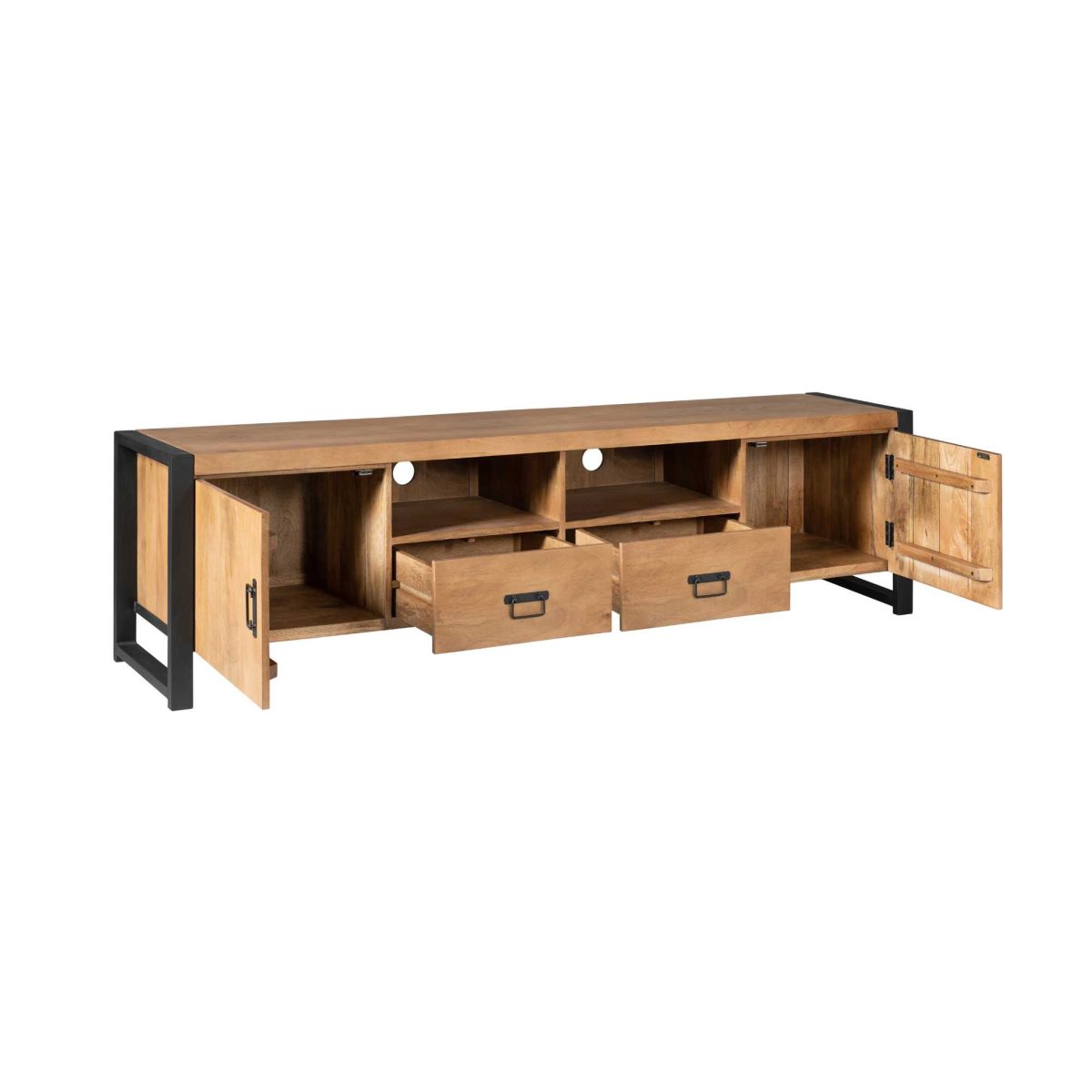 Tv-meubel Boaz 200 cm | Twee deuren en twee lades - Afbeelding 7