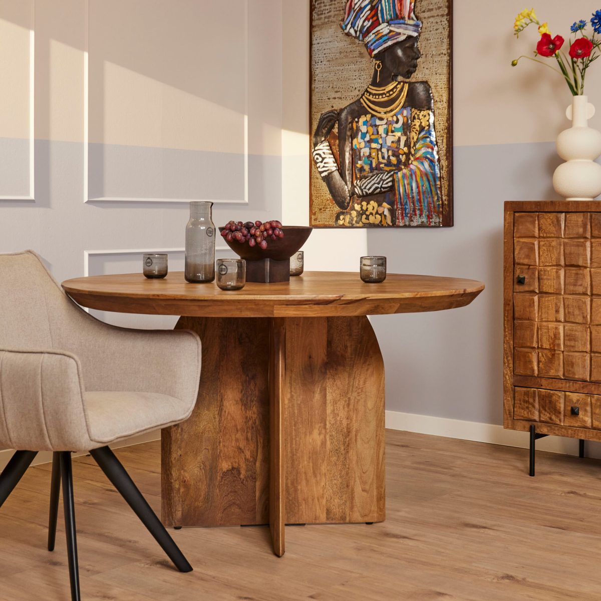 Eettafel Tense | 130 cm | Rond - Afbeelding 2