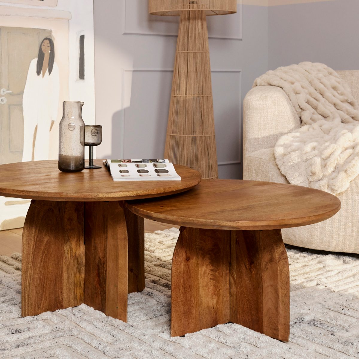 Salontafel Tense | 80 cm | Rond - Afbeelding 1