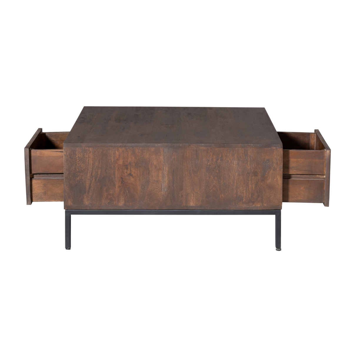 Salontafel Madison Bruin | 80 cm | Vierkant - Afbeelding 5