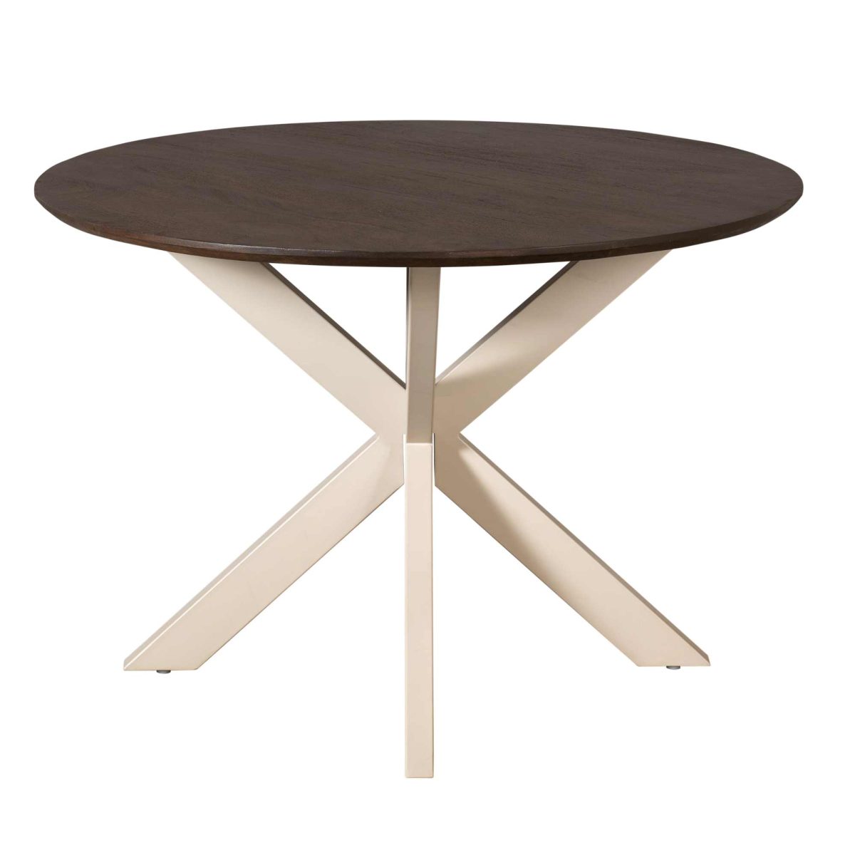 Eettafel Madison Bruin | 110 cm | Poot Zand - Afbeelding 3