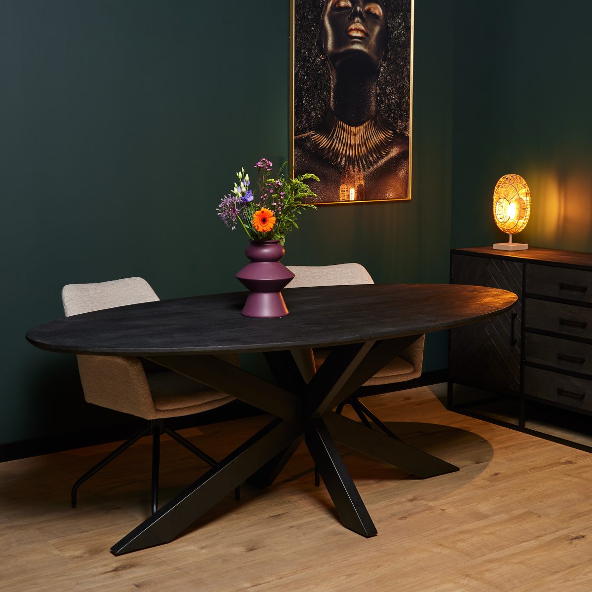 Eettafel New York | Ovaal | 210 cm - Afbeelding 1