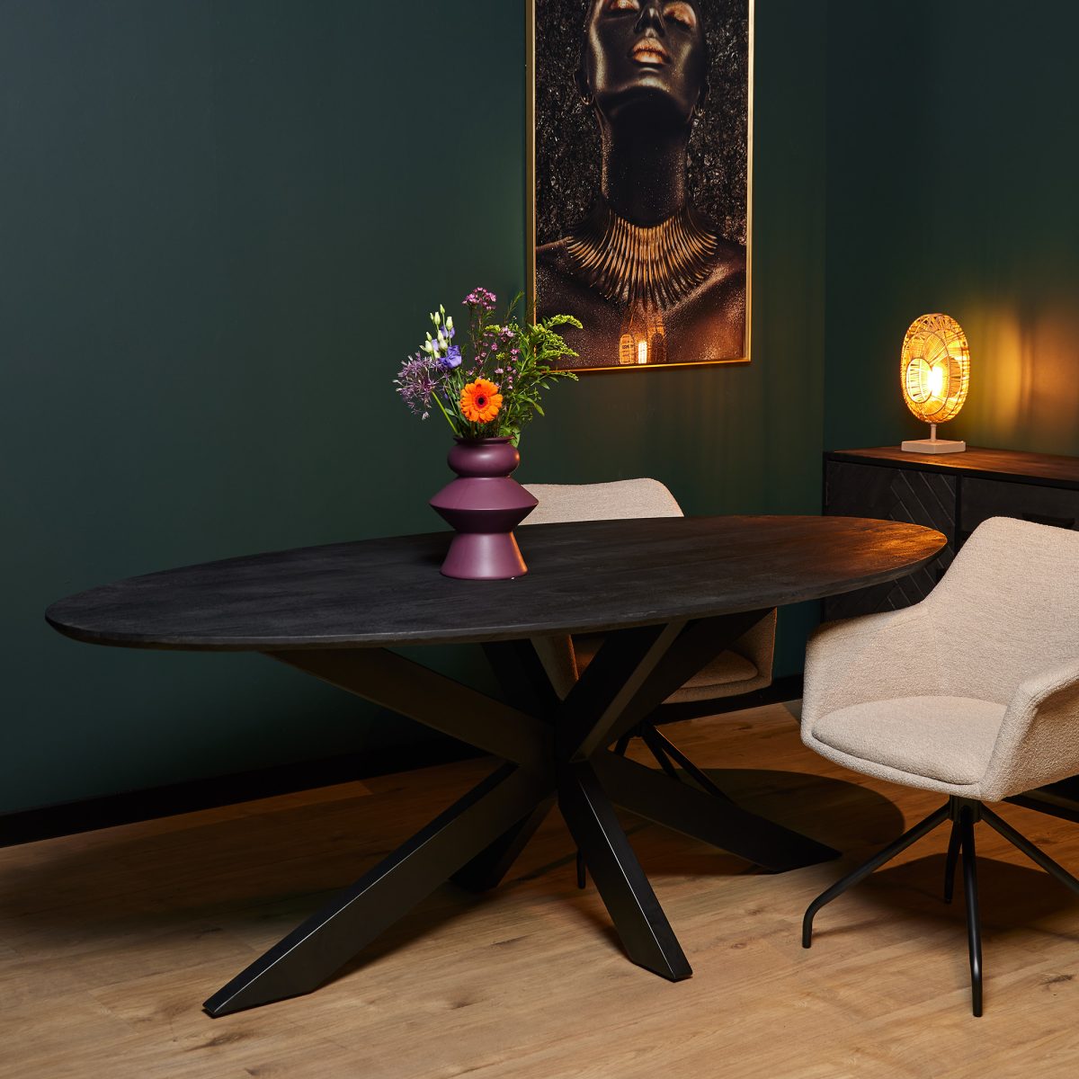 Eettafel New York | Ovaal | 210 cm - Afbeelding 2