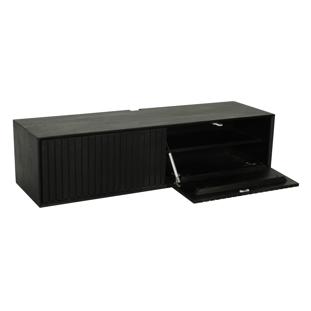 Zwevend tv-meubel Madison Zwart | 120 cm - Afbeelding 7