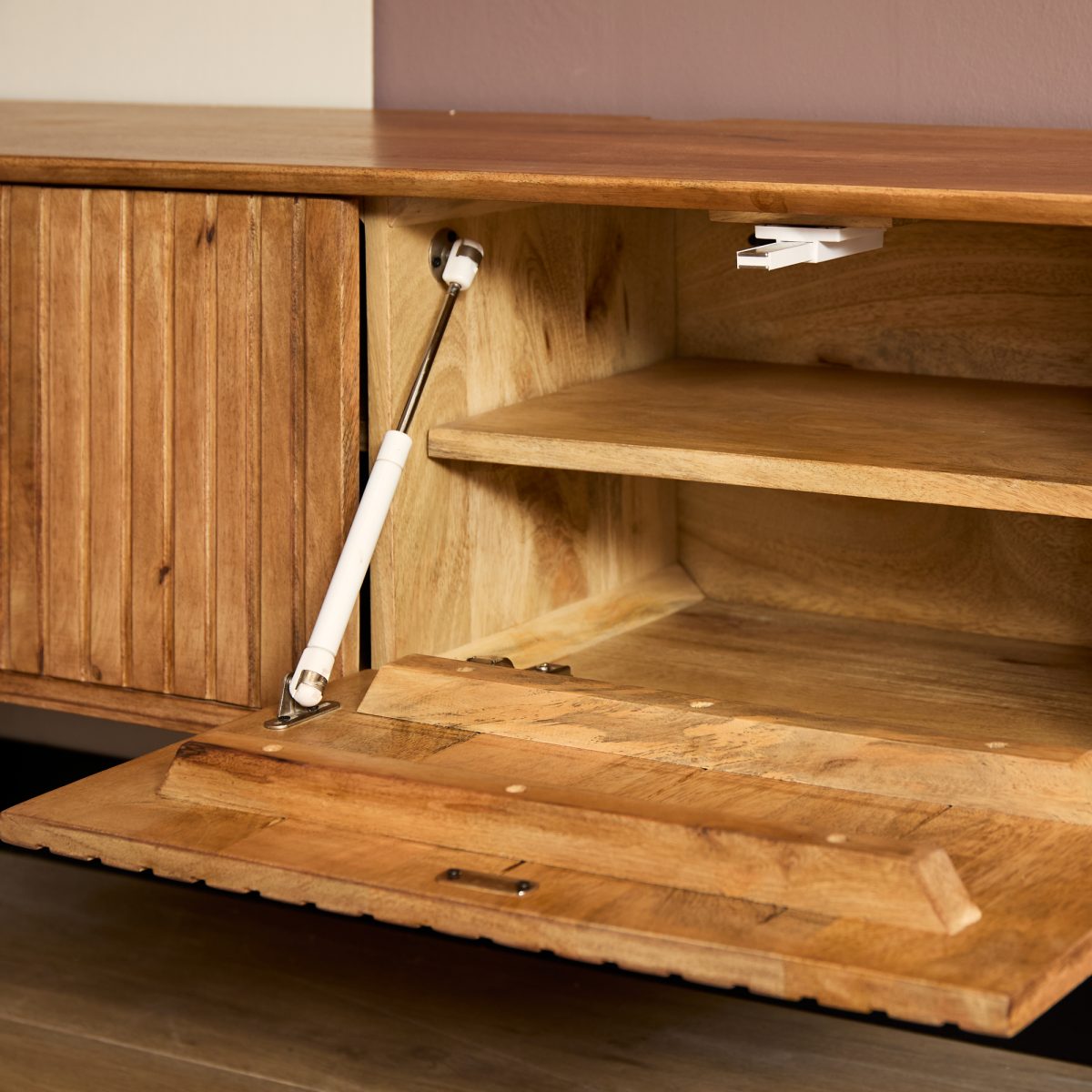 Zwevend tv-meubel Madison Naturel | 200 cm - Afbeelding 2