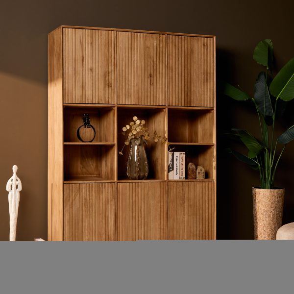 Vakkenkast Madison XL Natuurlijk | 135 cm