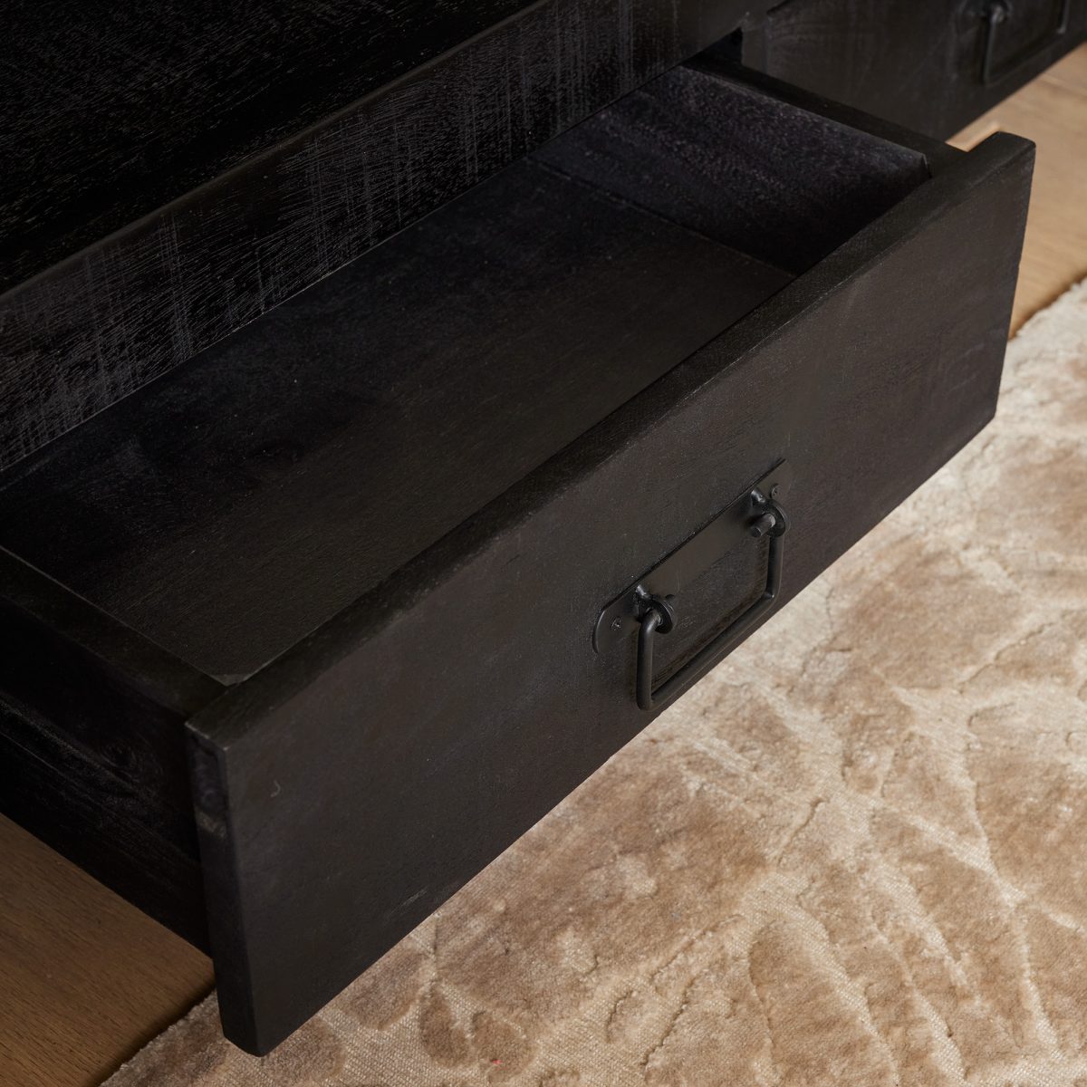 Tv-meubel Boaz Zwart | 150 cm - Afbeelding 3
