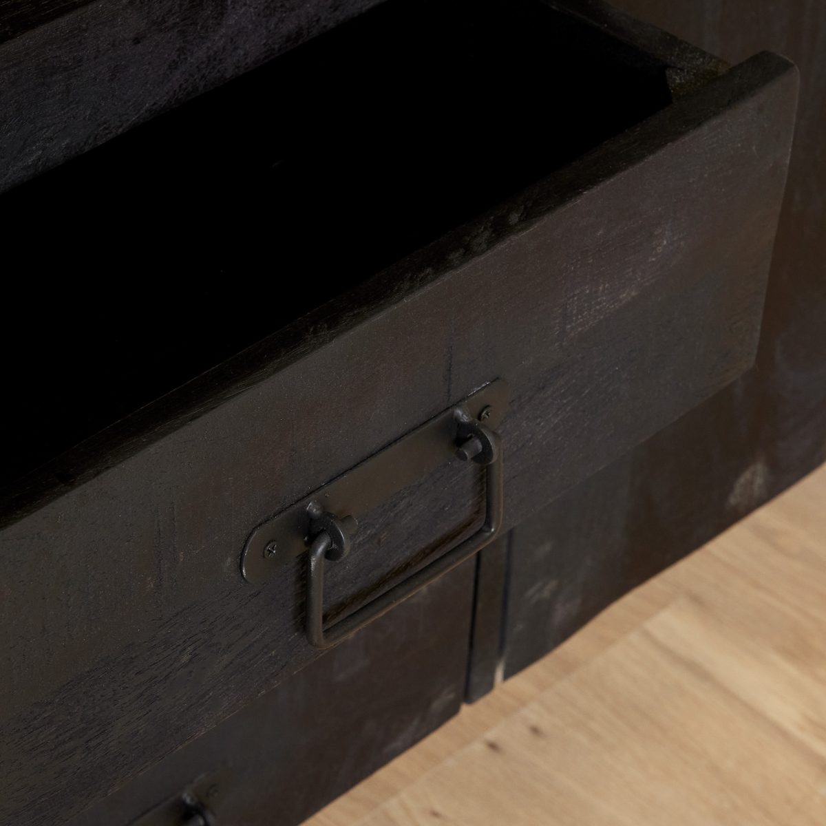 Dressoir Boaz Zwart | 135 cm - Afbeelding 2