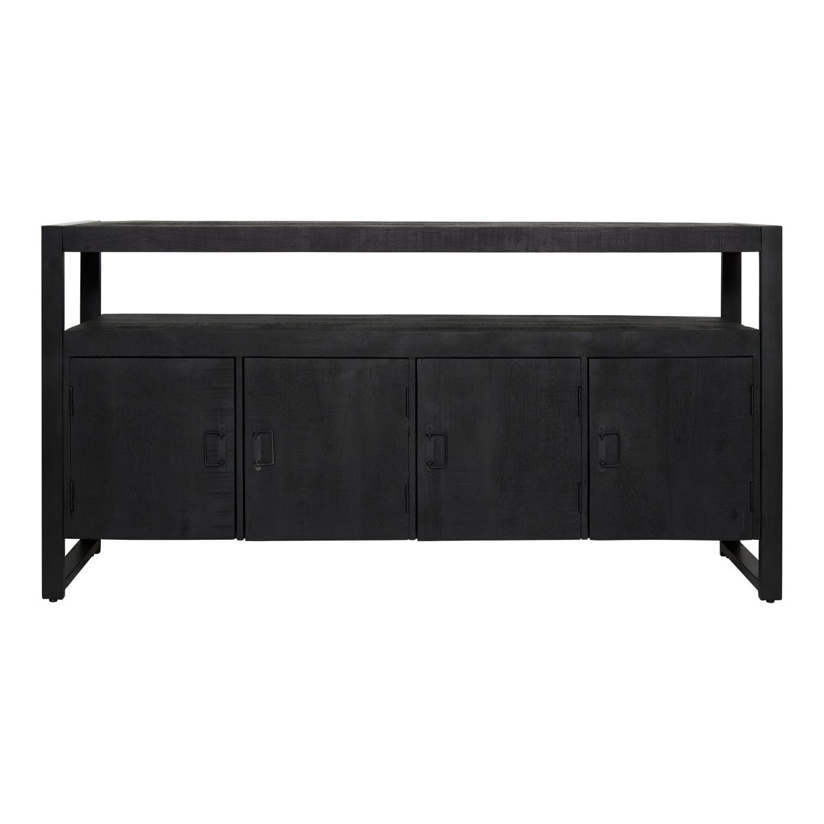 Dressoir Boaz Zwart | 175 cm - Afbeelding 3