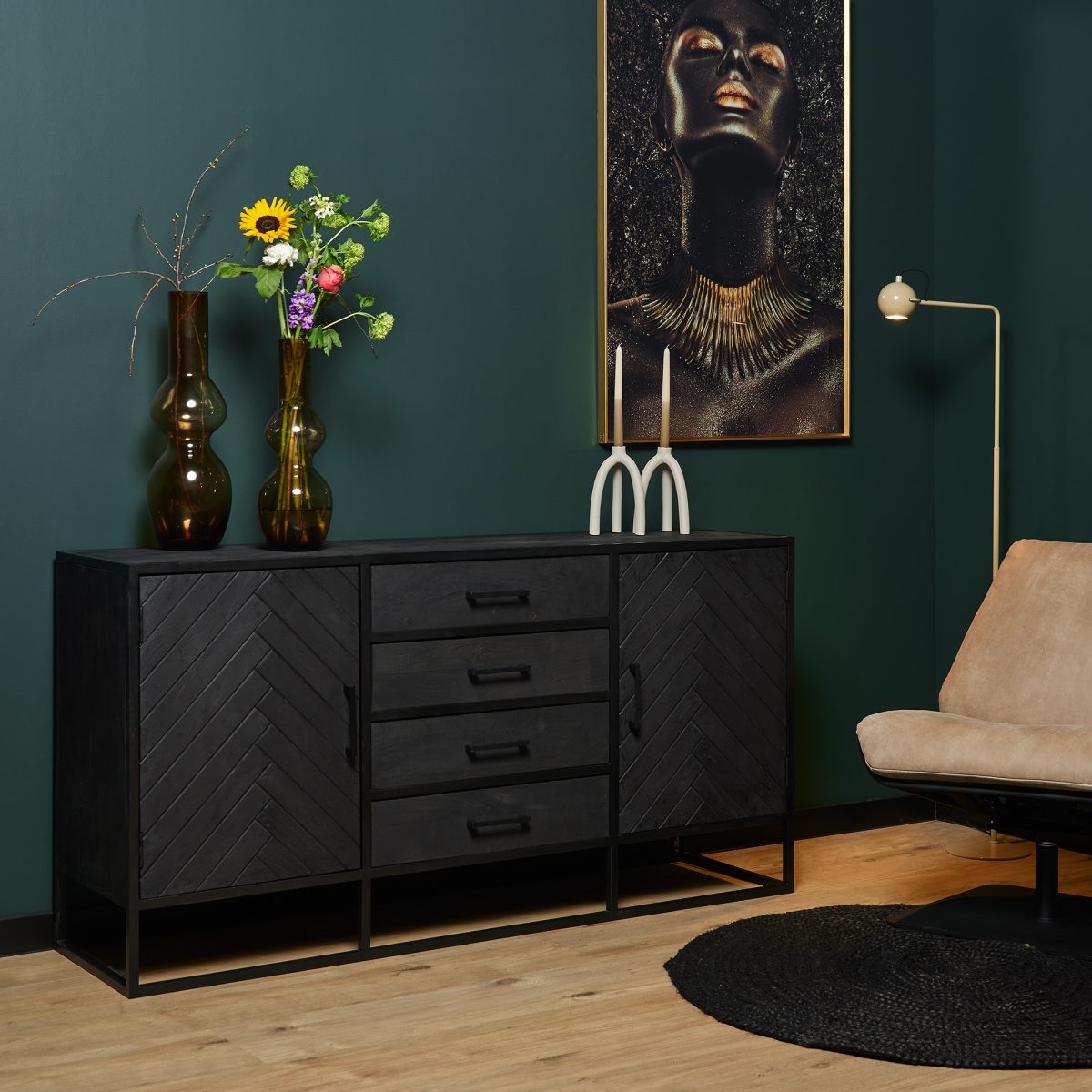 Dressoir New York | 165 cm - Afbeelding 1