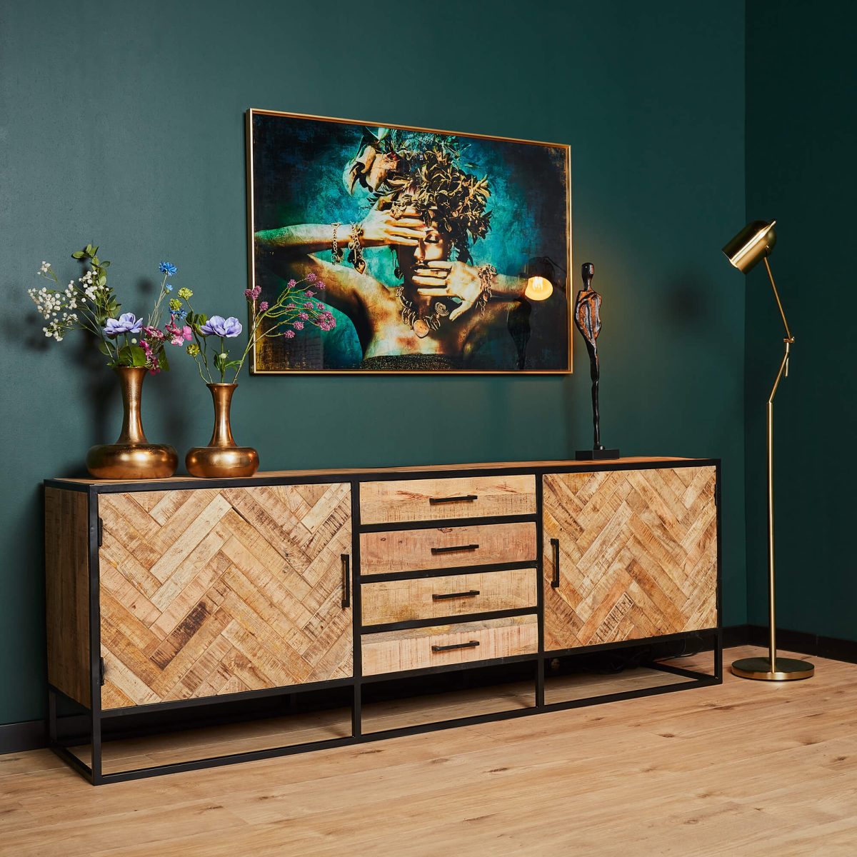 Dressoir Arlington | 210 cm - Afbeelding 1