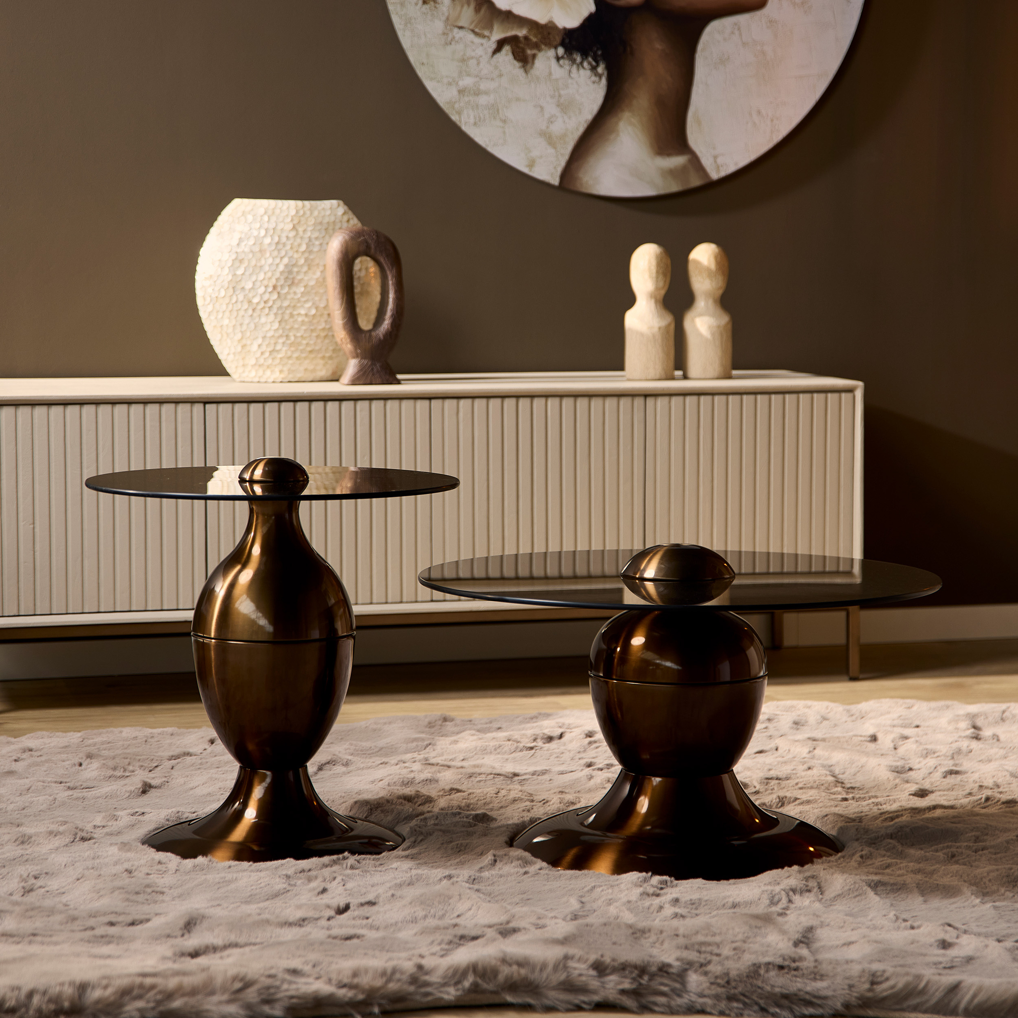 STF-9081-0.jpg Salontafel June | Set van 2 - Afbeelding 1