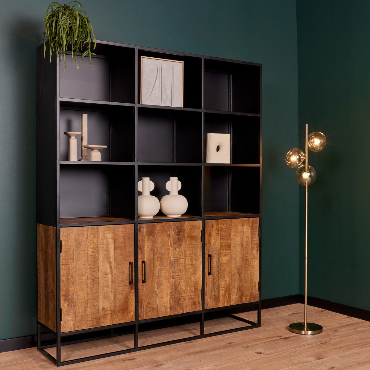 Boekenkast Oakland XXL | 160 cm - Afbeelding 1