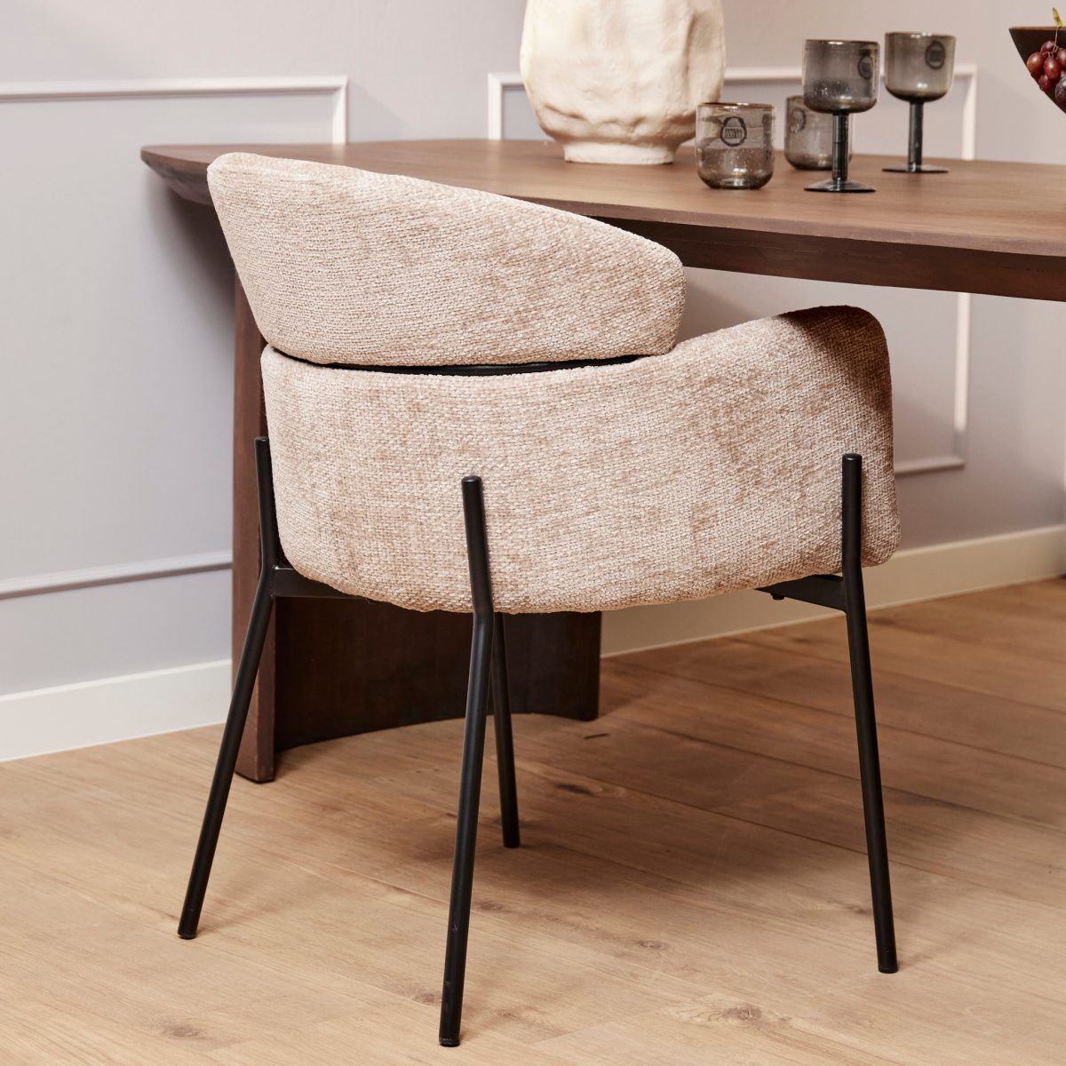 Eetkamerstoel Otis | Beige - Afbeelding 3