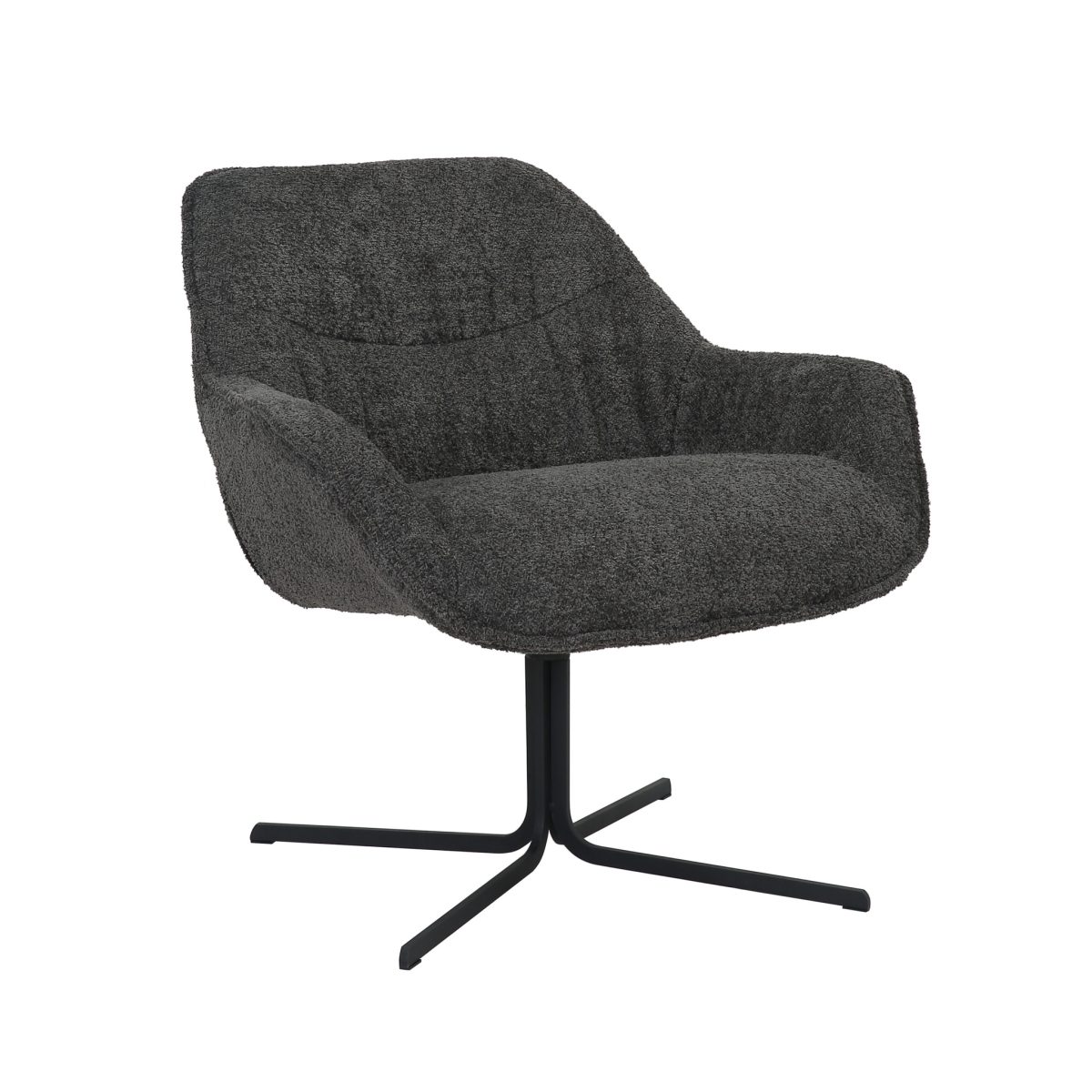Fauteuil Mila | Donkergrijs - Afbeelding 3