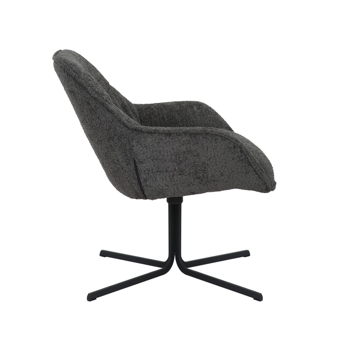 Fauteuil Mila | Donkergrijs - Afbeelding 5
