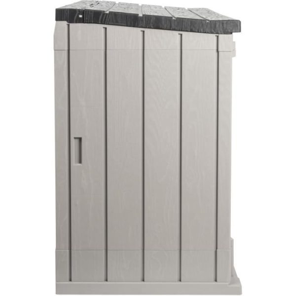 STORER PLUS XL opbergbox - Kunststof - Inhoud 1270L - Taupe en bruin