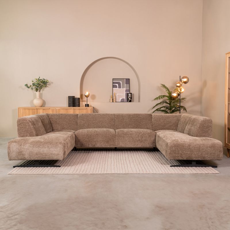 LABEL51 U-bank Rodano – comfortabele bank in warm modern-industrieel interieur