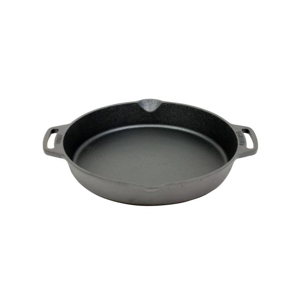 Koekenpan Gietijzer met Handgrepen 30 cm