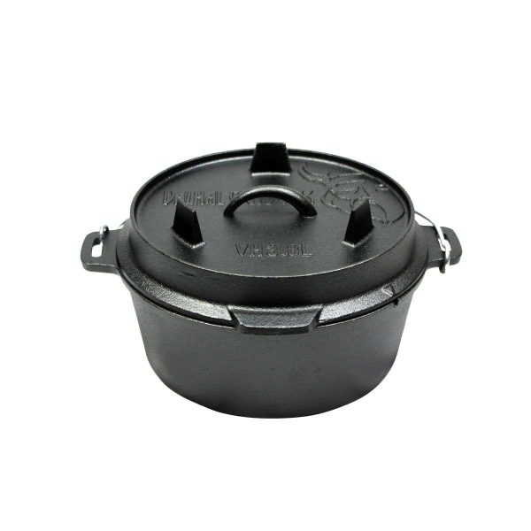 Nederlandse Oven Braadpan Gietijzer 8 Liter