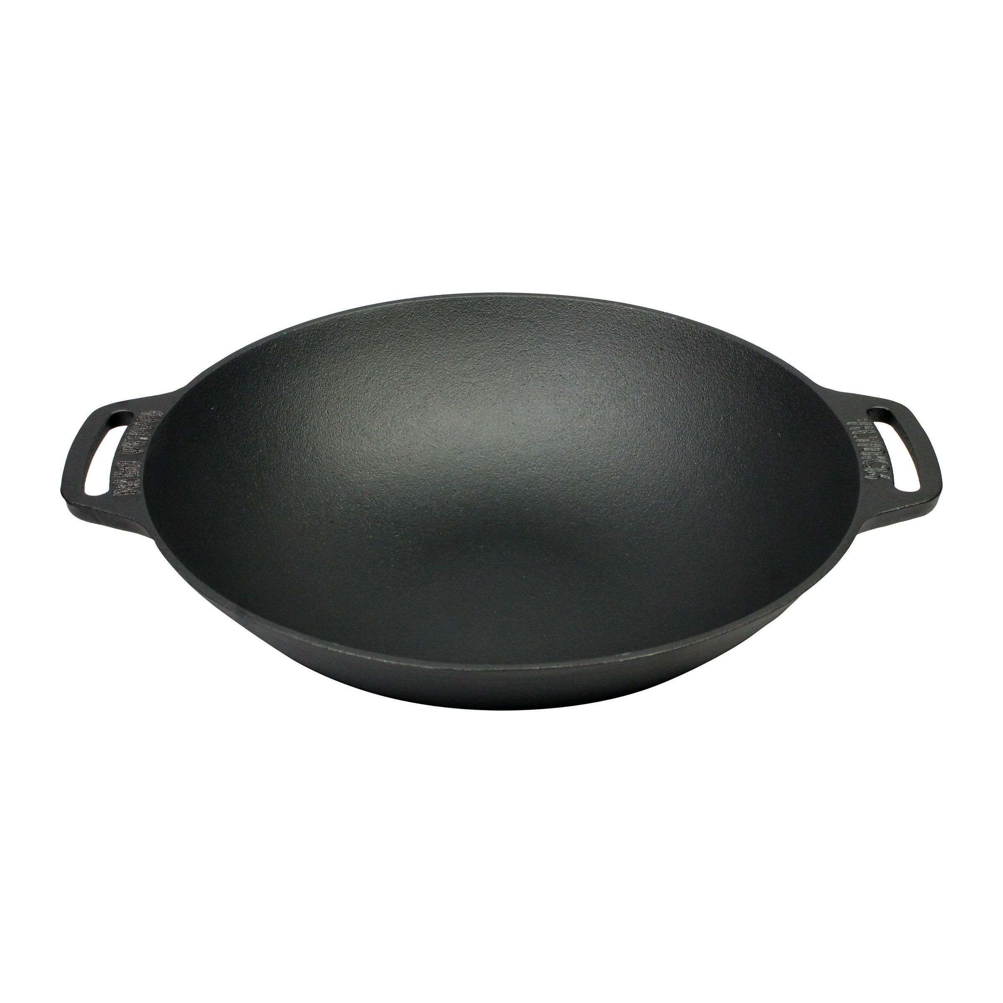 VH_612070-0.jpg Wokpan Gietijzer met Handgrepen 36 cm - Afbeelding 1