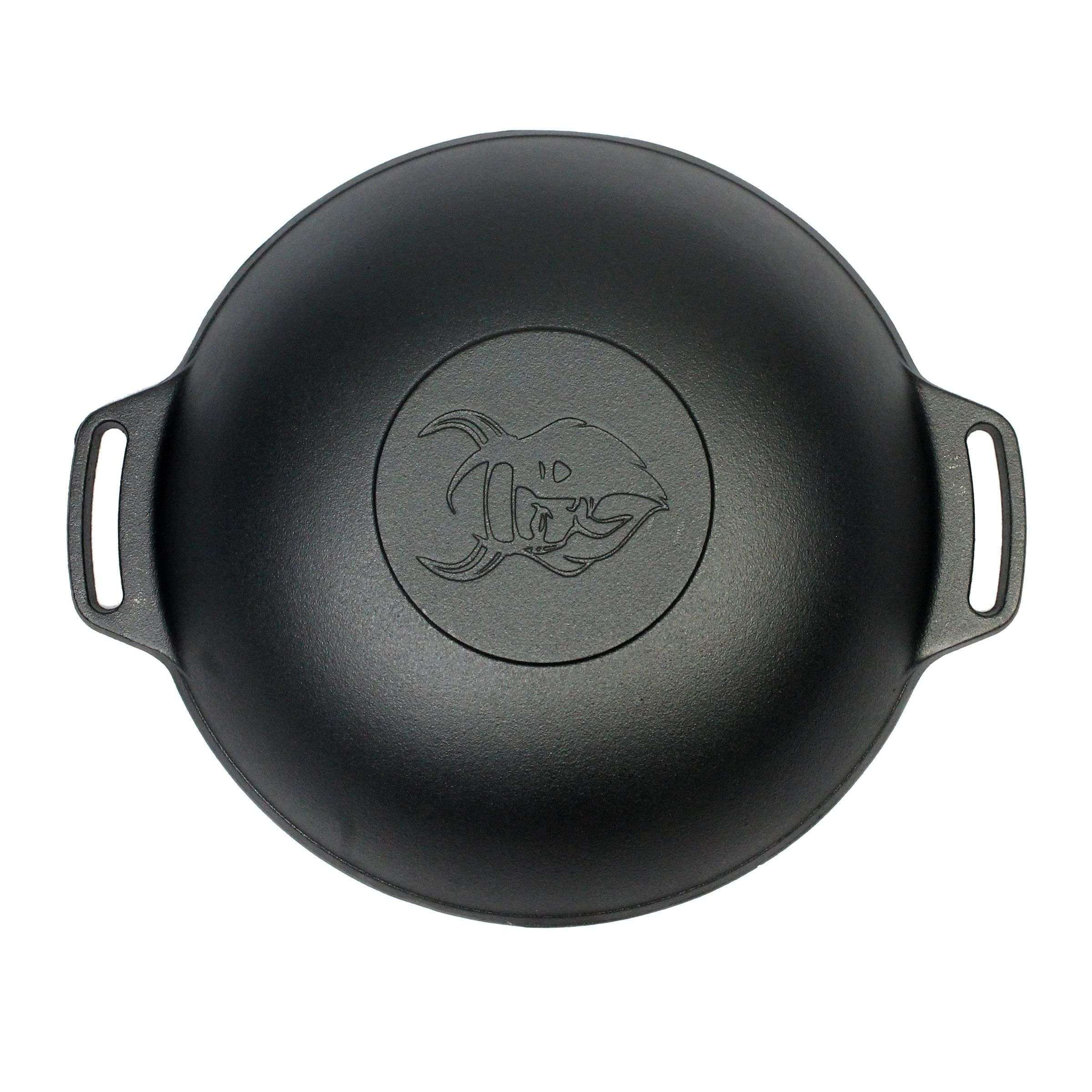 VH_612070-3.jpg Wokpan Gietijzer met Handgrepen 36 cm - Afbeelding 4
