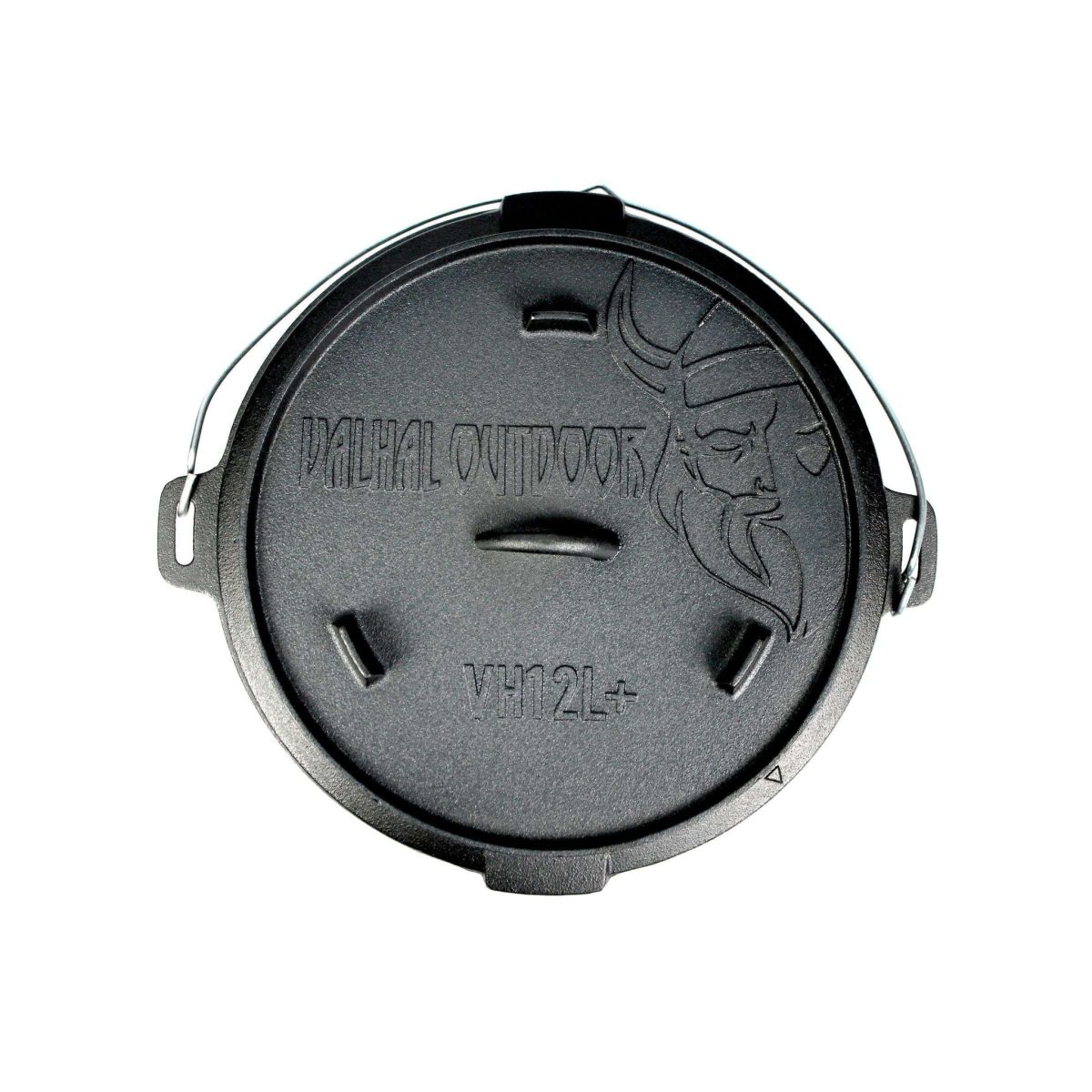 Dutch Oven Gietijzer met Pootjes Outdoor 12 Liter - Afbeelding 2