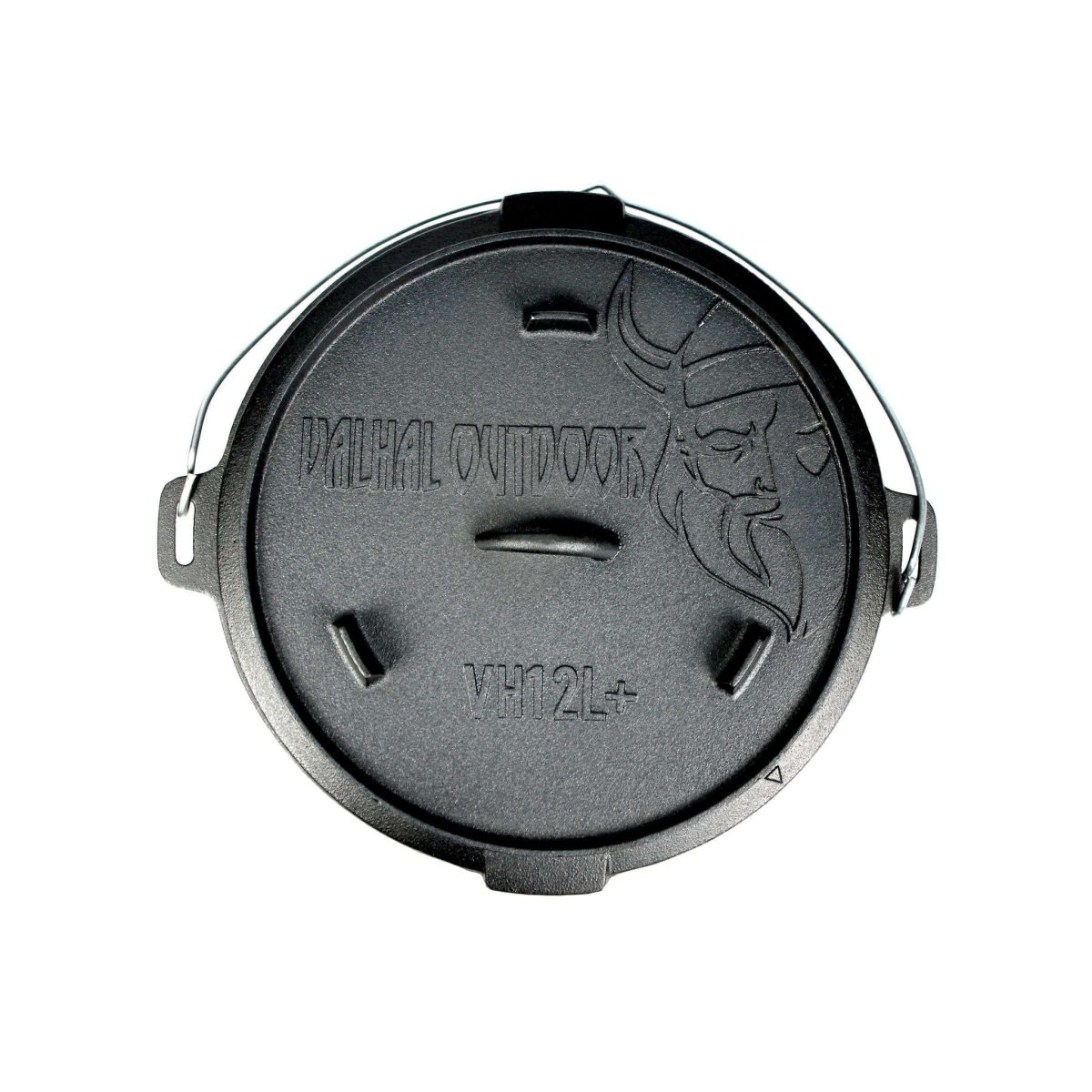 Dutch Oven Gietijzer met Pootjes Outdoor 12 Liter - Afbeelding 3
