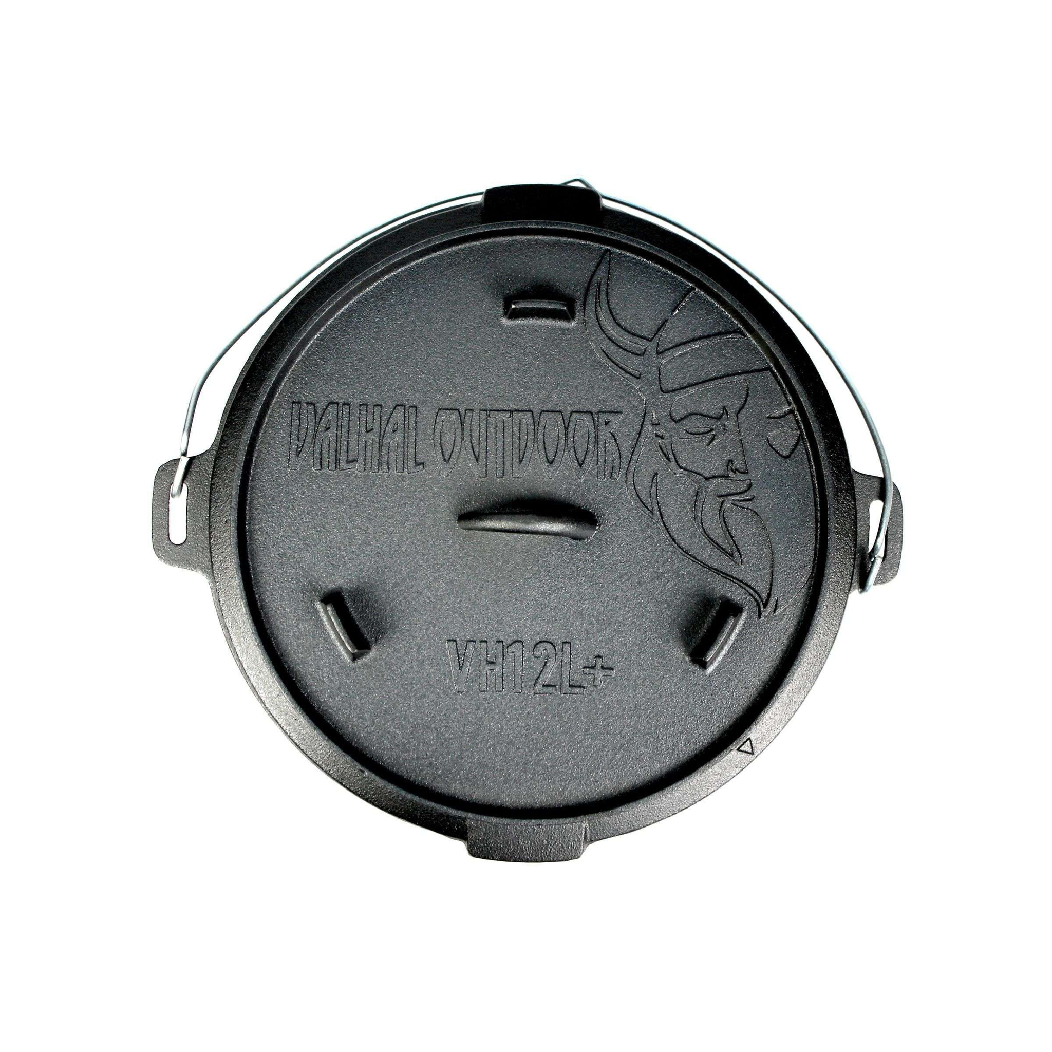 VH_612124-2.jpg Dutch Oven Gietijzer met Pootjes Outdoor 12 Liter - Afbeelding 3