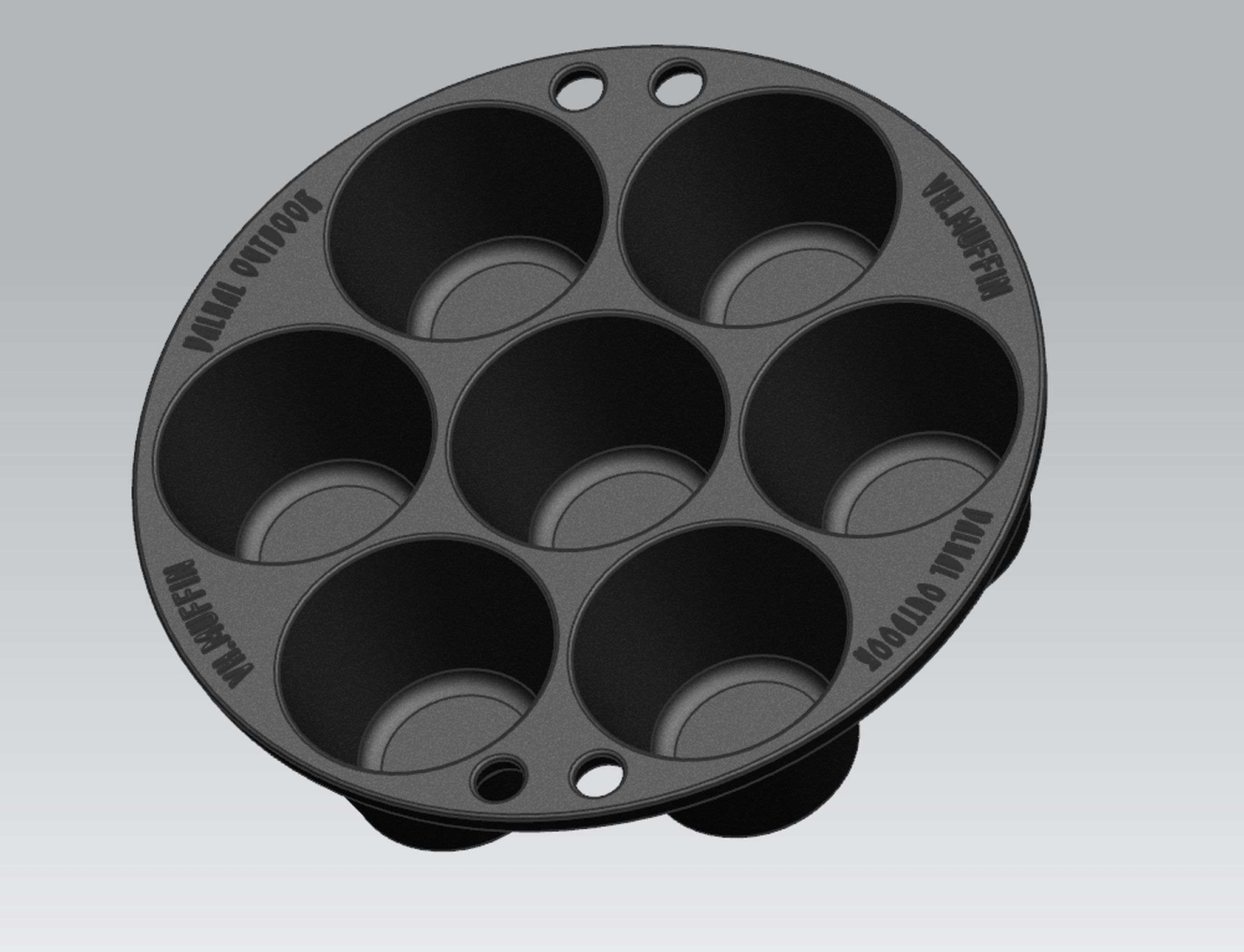 VH_612223-1.jpg BBQ Accessoire Muffinpan voor 7 stuks - Afbeelding 2