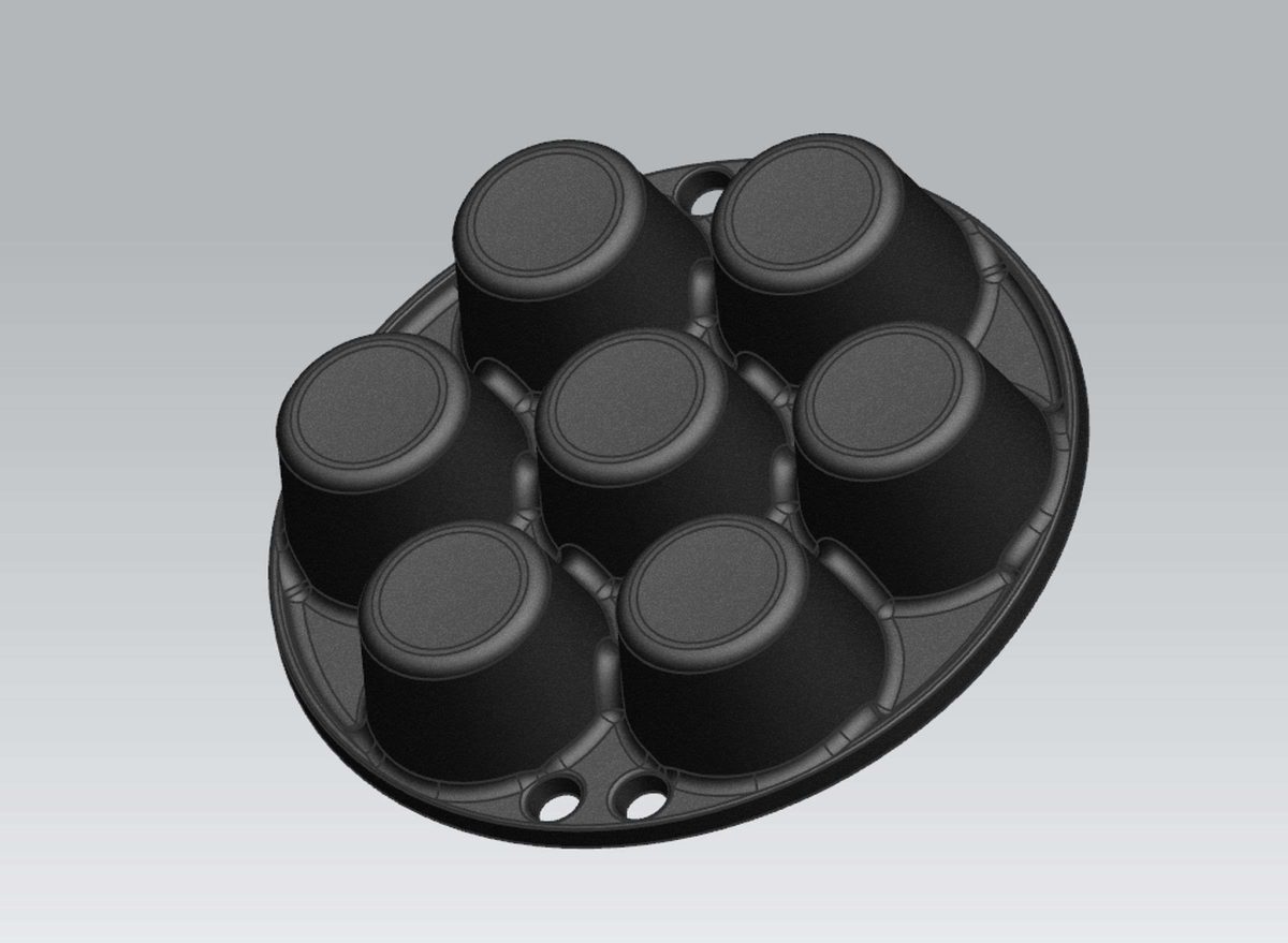 BBQ Accessoire Muffinpan voor 7 stuks - Afbeelding 4