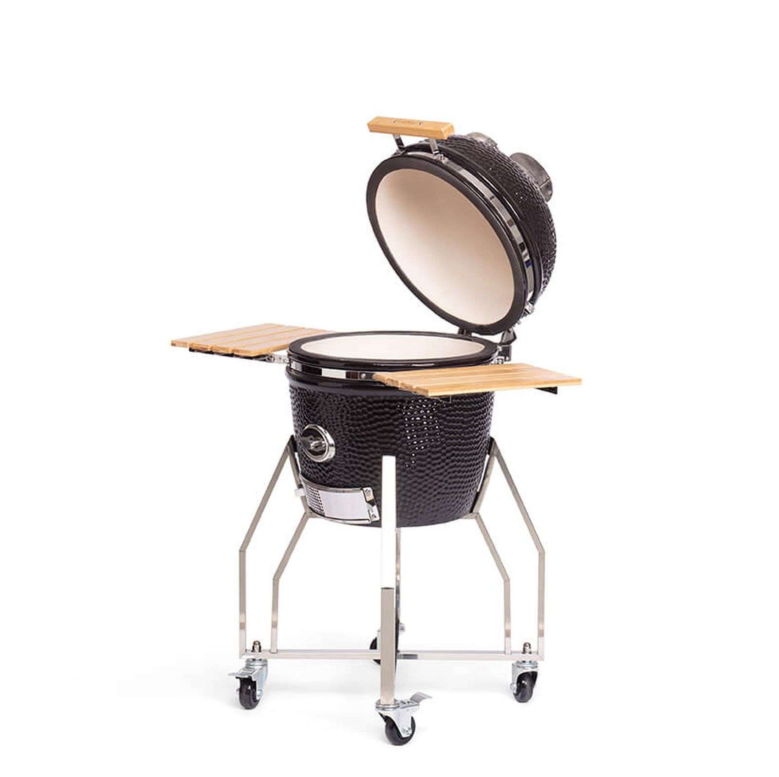 YA_490393-1.jpg "BBQ Kamado 16" Medium with stand and Side Tables" - Afbeelding 2