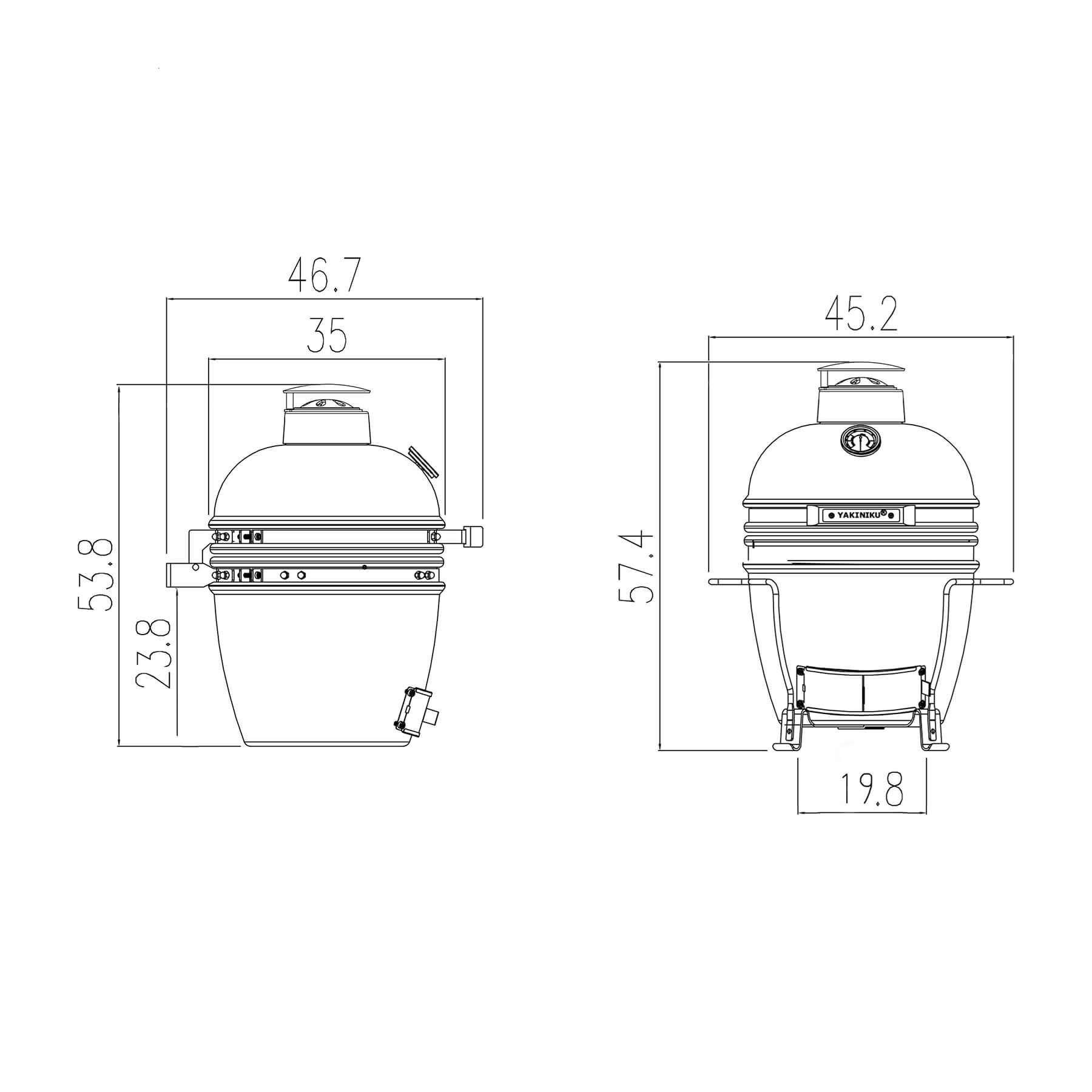 YA_490645-7.jpg BBQ Kamado 11" Mini - Afbeelding 8