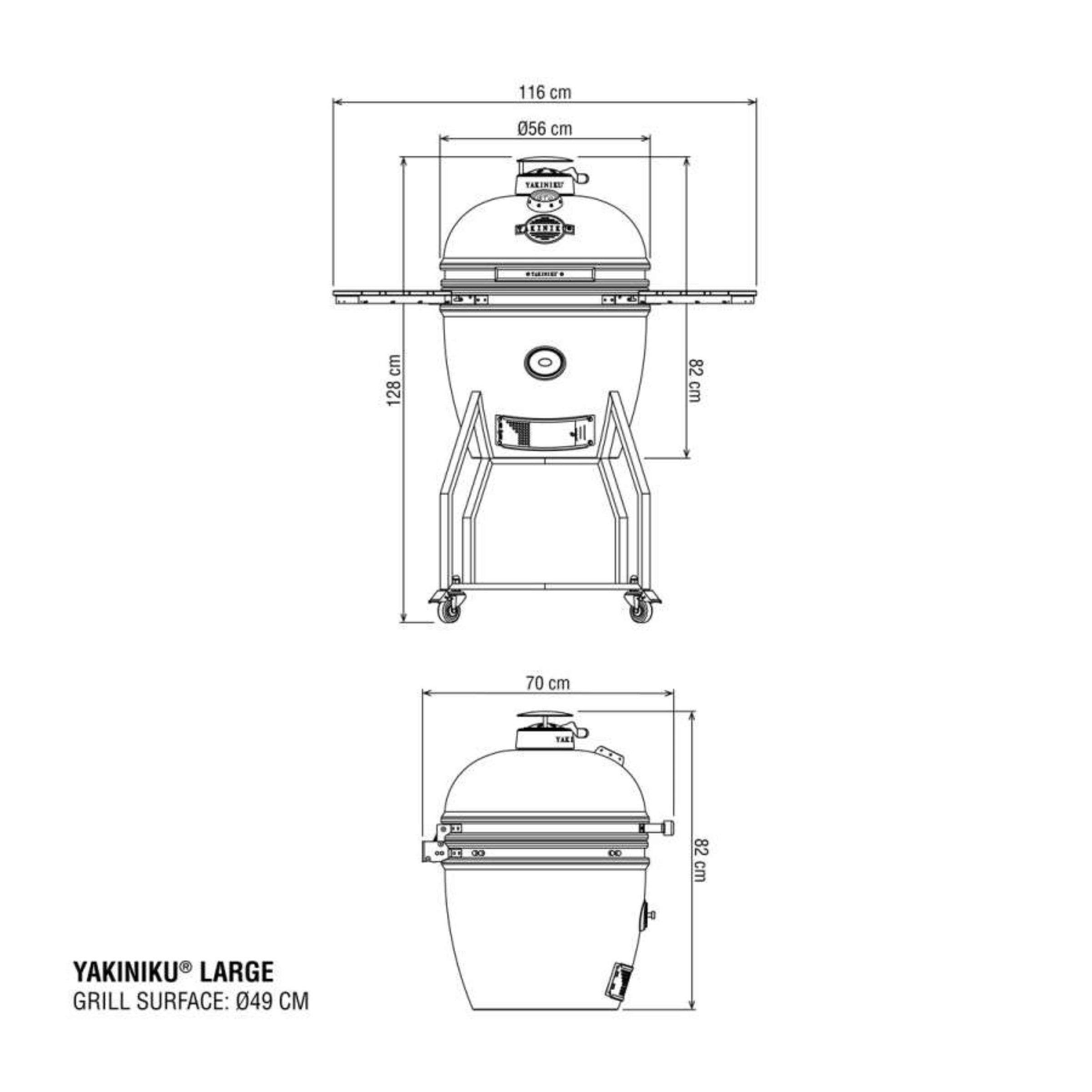 YA_495800-1.jpg BBQ Kamado 19 Inch Groot - Afbeelding 2