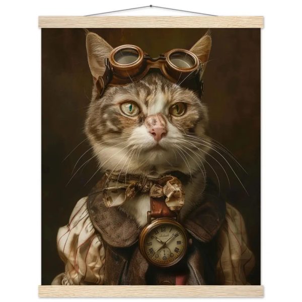 Schoolposter van een vrouwelijke Chartreux kat