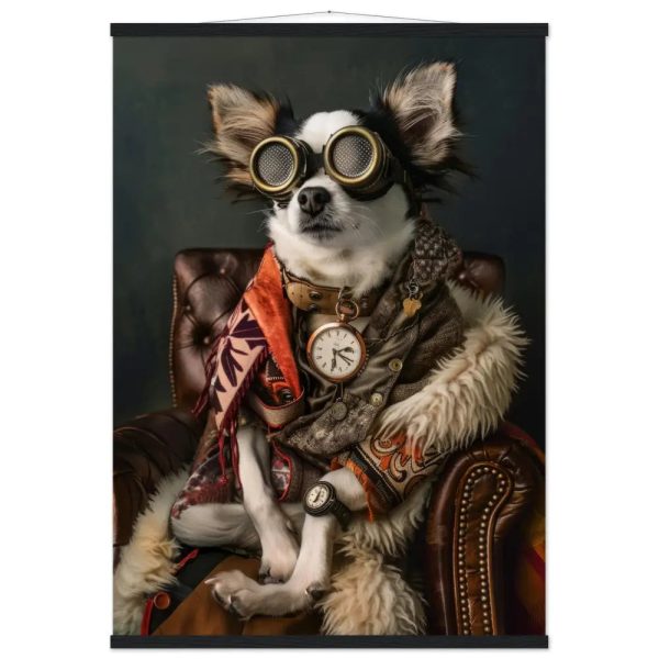 Schoolposter van een Japanse Chin hond