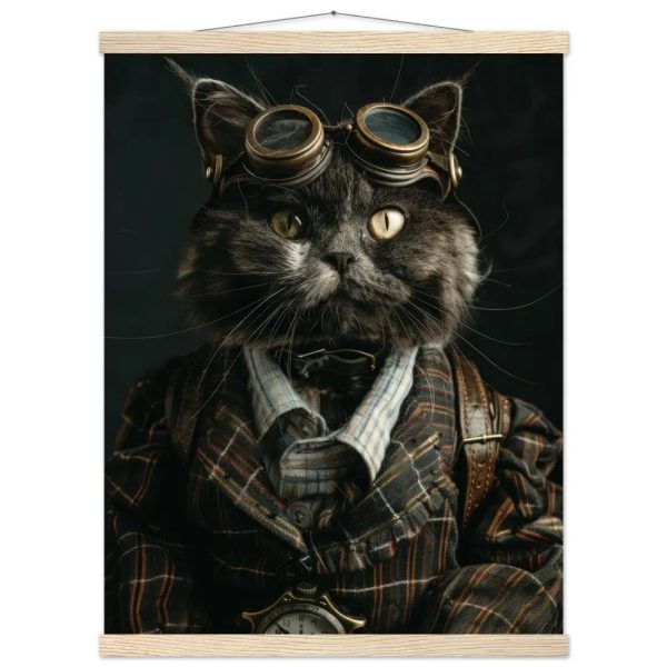 Schoolposter van een mannelijke Bramble kat