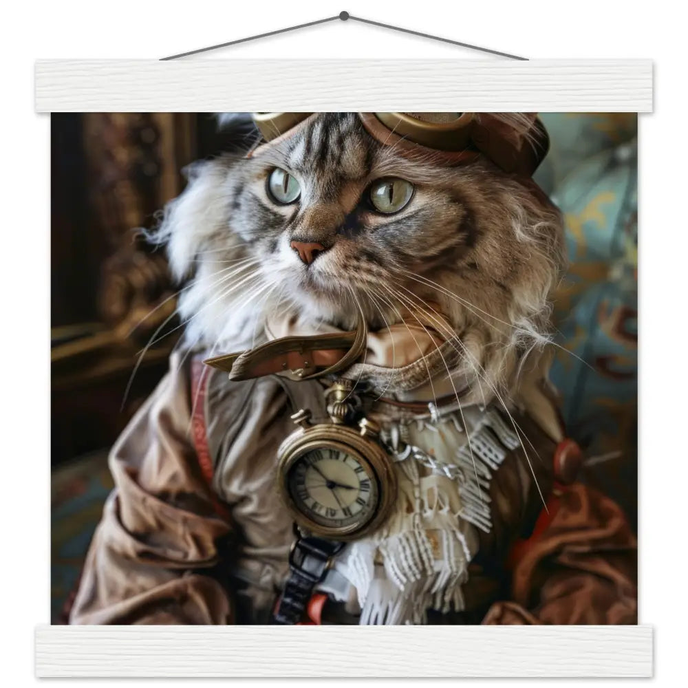 b563fcd6-ca9d-434b-bbee-dfa8f9a894e7-0.jpg Schoolposter van een vrouwelijke Ragamuffin kat - Afbeelding 1