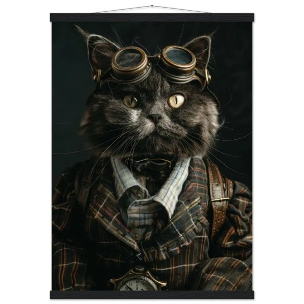 Schoolposter van een mannelijke Bramble kat