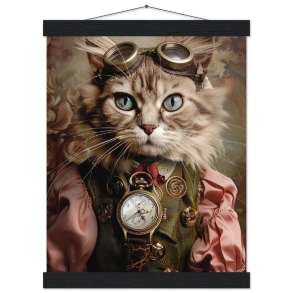 Schoolposter van een vrouwelijke Ocicat kat