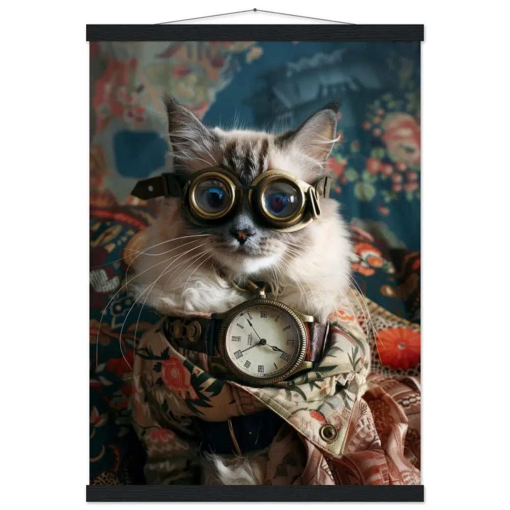 c7bec01a-4238-4654-a961-bd5a2f4a1dd9-0.jpg Schoolposter van een vrouwelijke Balinese kat - Afbeelding 1