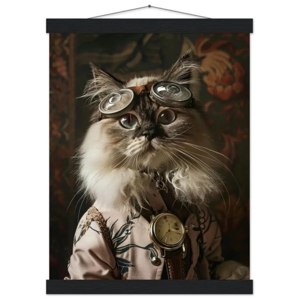 Schoolposter van een vrouwelijke Himalaya kat