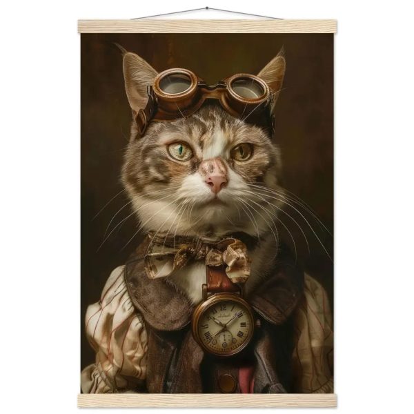 Schoolposter van een vrouwelijke Chartreux kat