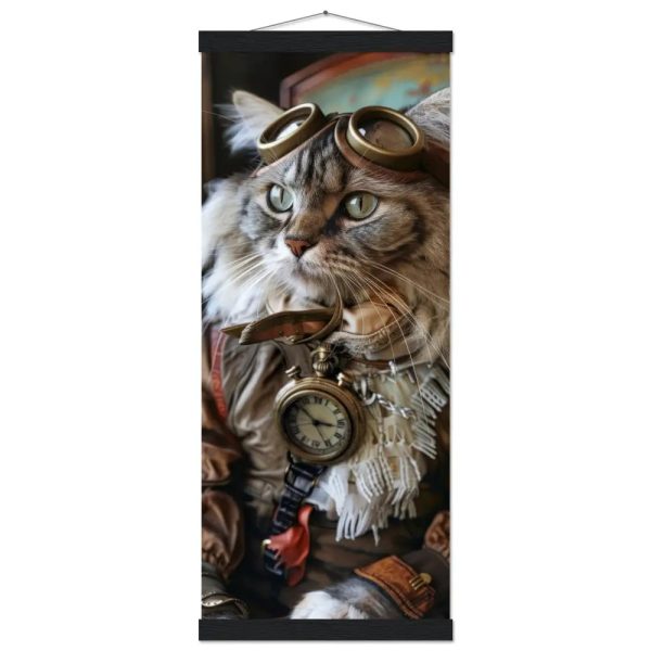 Schoolposter van een vrouwelijke Ragamuffin kat