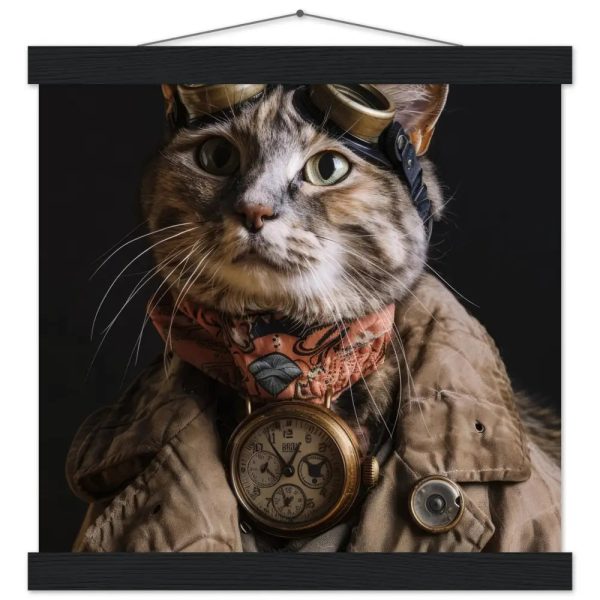 Schoolposter van een vrouwelijke Korat kat