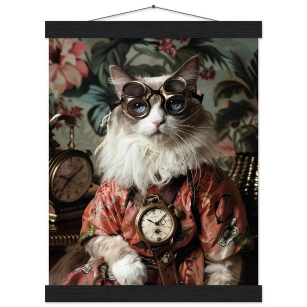 Schoolposter van een vrouwelijke Balinese kat