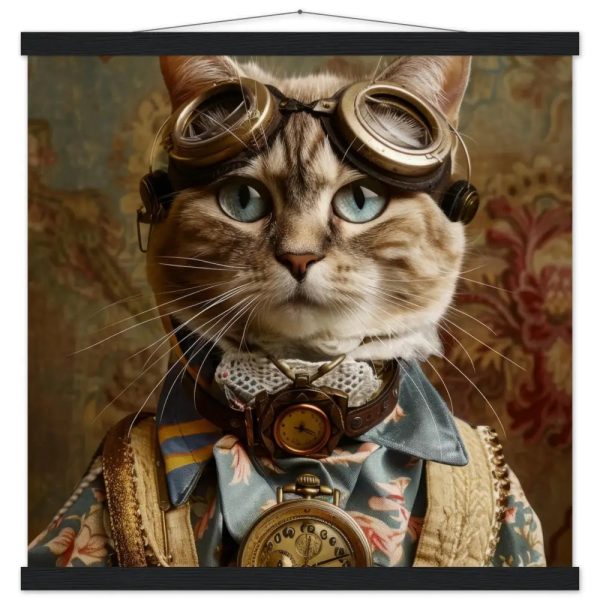 Schoolposter van een vrouwelijke Azteekse kat