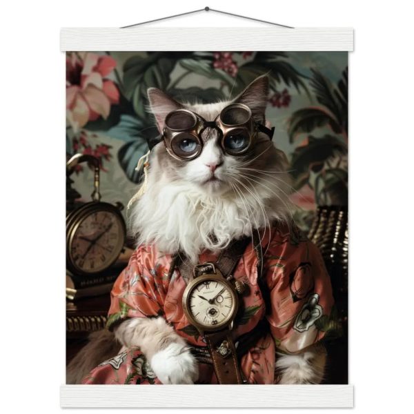 Schoolposter van een vrouwelijke Balinese kat