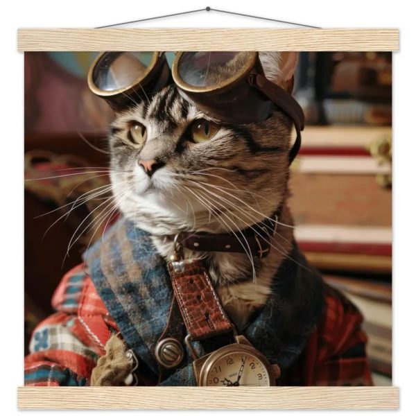 Schoolposter van een mannelijke Bombay kat