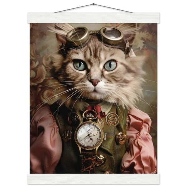 Schoolposter van een vrouwelijke Ocicat kat